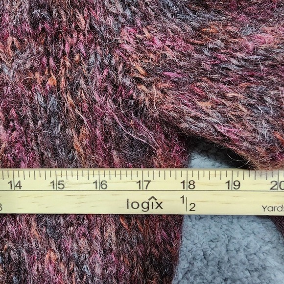 Rickie Freeman Teri Jon Nites Mohair Should Shaw Cardigan Sweater Medium Pink - Picture 3 of 5
